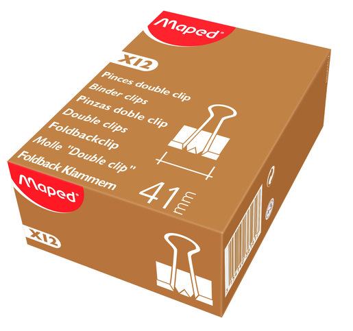 Maped kvačice crne 41mm 12/1 36161