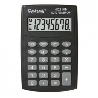 Kalkulator Komercijalni Rebell HC208 black
