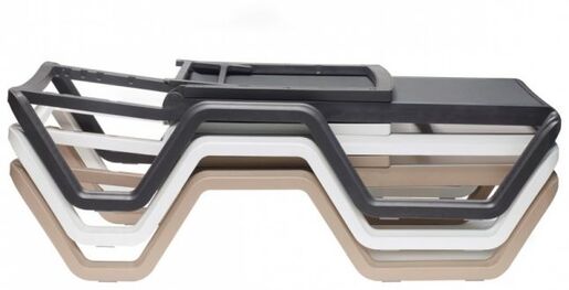 Ležaljka Vela bijela - beige