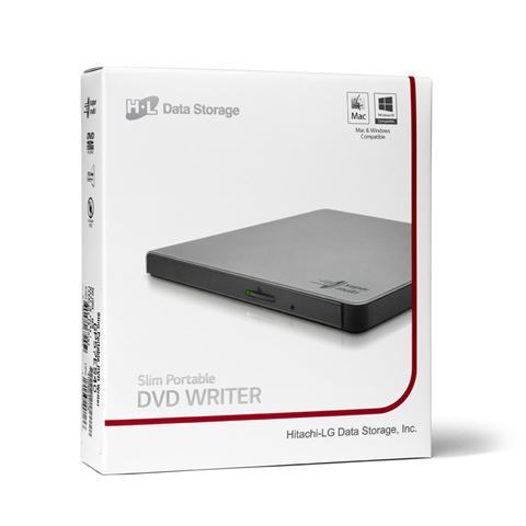 Eksterni optički uređaj Hitachi/LG GP57ES40 Slim Portable, DVD±RW, Silver, USB (GP57ES40.AHLE10B)