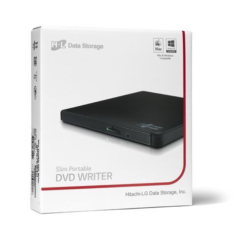 Eksterni optički uređaj Hitachi/LG GP57EB40 Slim Portable, DVD±RW, Black, USB (GP57EB40.AHLE10B)