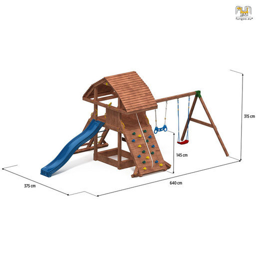 Fungoo dječje igralište set GIANT MOVE + BEACH