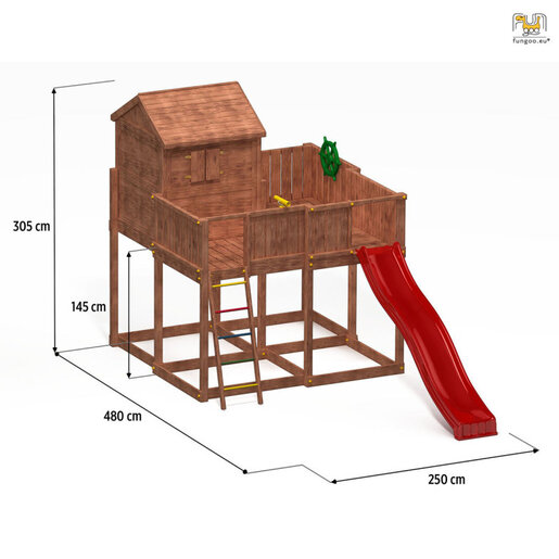 Fungoo kućica za dvorište MySpaceXL
