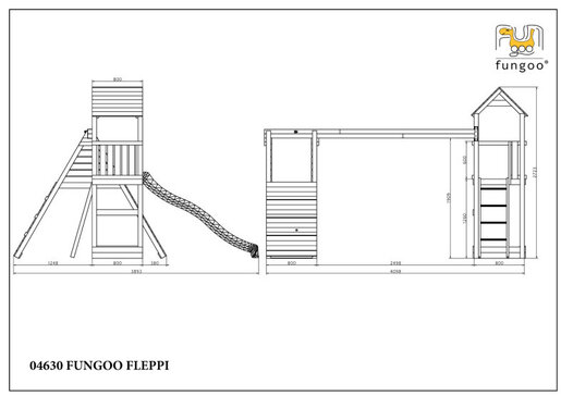Fungoo dječje igralište set  FLEPPI