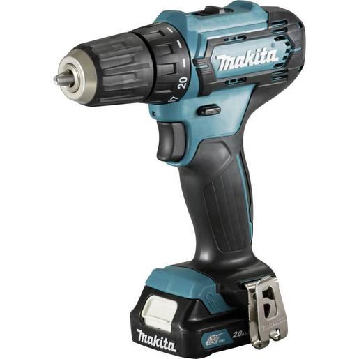MAKITA akumulatorska bušilica DF333DNX10 (12V,2.0Ah,Li-ion), 2 baterije, kofer, punjač