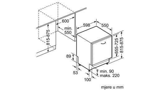 Bosch perilica posuđa SMV88UX36E