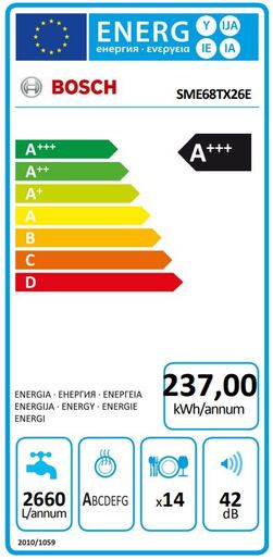 Bosch perilica posuđa SME68TX26E