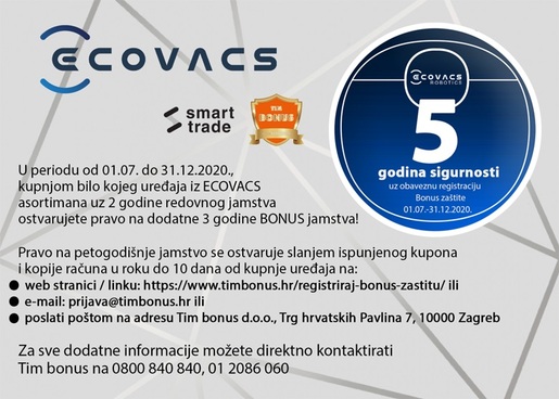 Ecovacs robotski čistač prozora WINBOT WINX