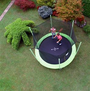 LEGONI Trampolin FUN sa zaštitnom mrežom 366cm, zeleni