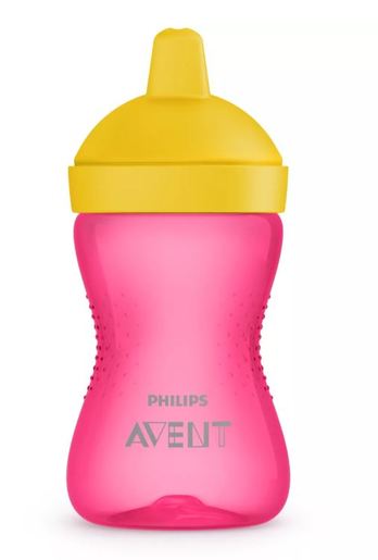 PHILIPS AVENT bočica s tvrdim nastavkom ružičasta 300 ml