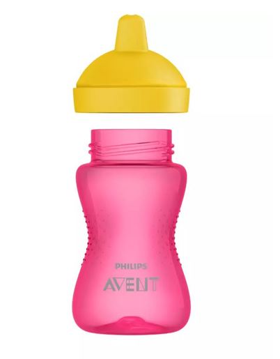PHILIPS AVENT bočica s tvrdim nastavkom ružičasta 300 ml