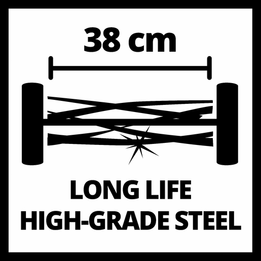 EINHELL akumulatorska ručna kosilica GE-HM 18/38 Li-Solo - SAMO ALAT