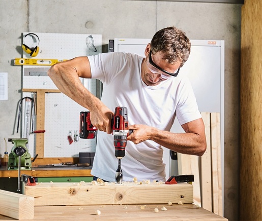 EINHELL aku udarna bušilica u setu TE-CD 18/48 Li-i (2x2,0 Ah)