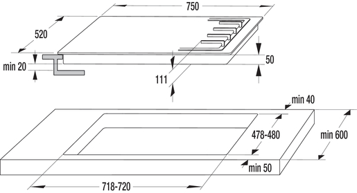 Gorenje ploča GCW751ST