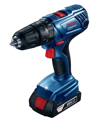 BOSCH Professional akumulatorska udarna bušilica GSB 180-LI (2x2,0Ah, kovčeg) - 18 V