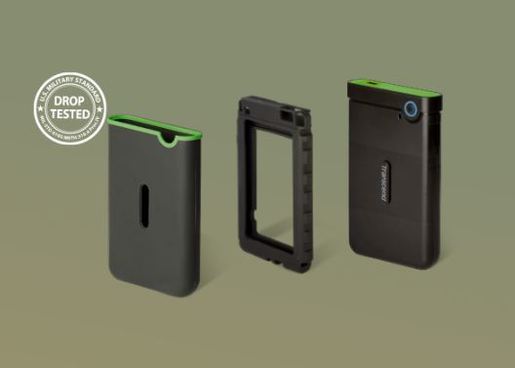 Vanjski tvrdi disk Transcend StoreJet 25M3C 2TB Type-C Iron Gray, Slim