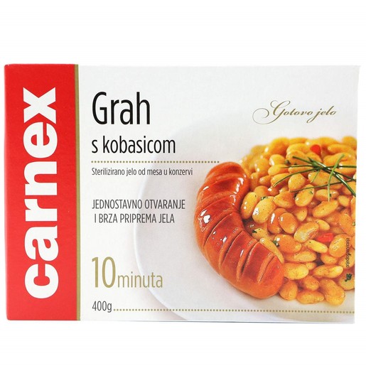 Carnex grah s kobasicom 400g