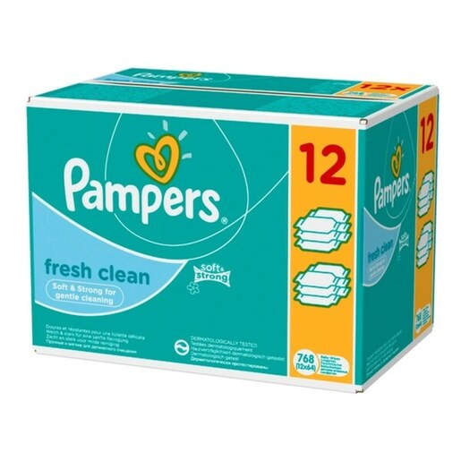Pampers vl.maramice fresh clean 12x52
