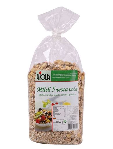 Viola musli 5 vrsta voća 1kg