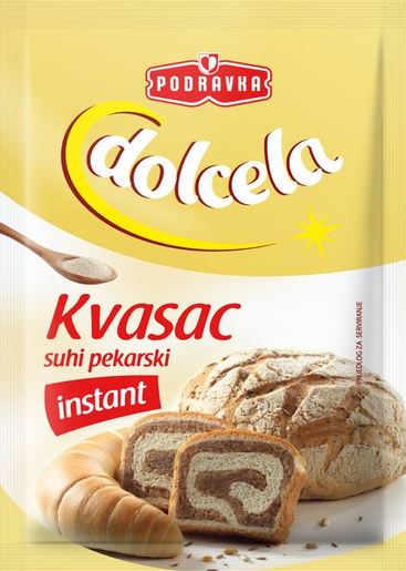 PODRAVKA Dolcela instant suhi kvasac, 7g