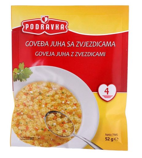 PODRAVKA juha goveđa sa zvjezdicama, 52g