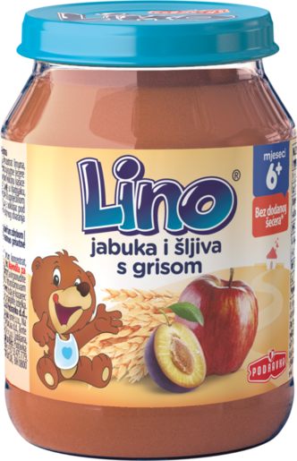 PODRAVKA voće sa grisom, 190g