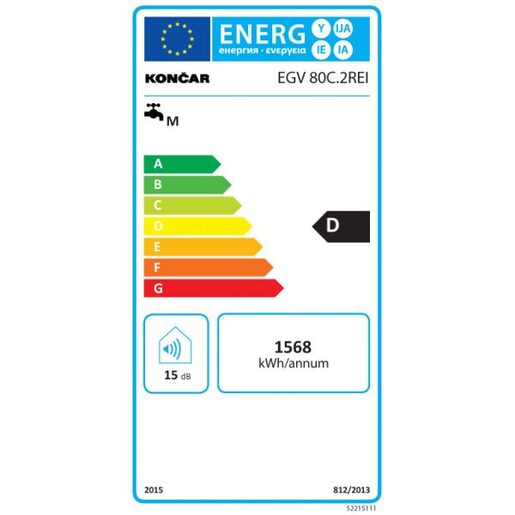 Končar bojler EGV 80C.2REI