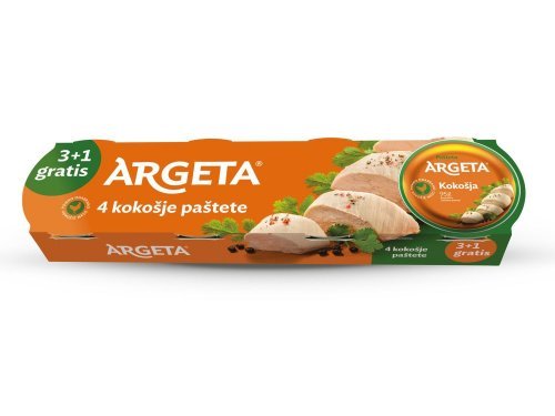 Argeta pašteta kokošja 3+1 95g