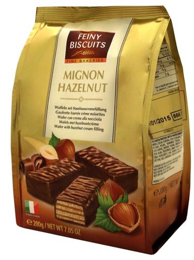 Minjon napolitanke lješnjak krema prelivene čokoladom 200g