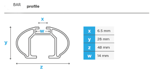 Menabo krovni nosač za automobile s uzdužnim vodilicama  BRIO