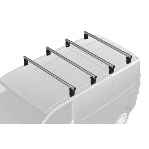 Krovni nosači za  CITROËN Jumpy II - L1,L2 2007-2015 4 poprečne šipke+ graničnici