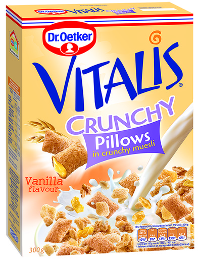 Dr. oetker hrskavi jastučići vanilija 300g