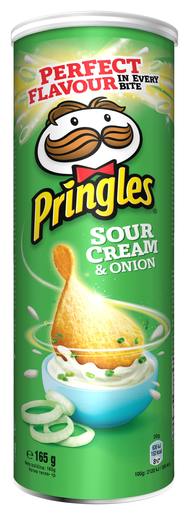 Pringles čips sour cream onion 165 g