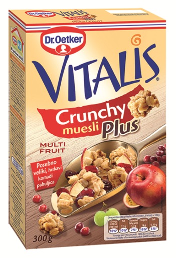 Dr. oetker crunchy plus multi voce 300g