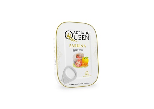 Adriatic queen sardina s povrćem 105g
