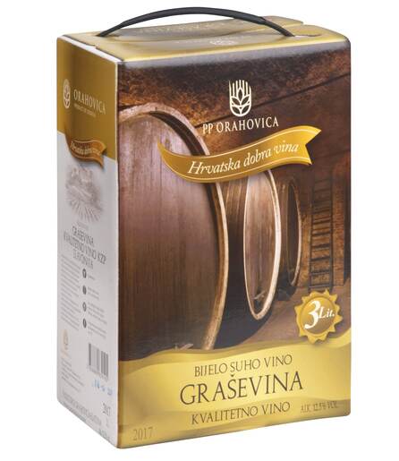 PP ORAHOVICA Graševina kvalitetna 3 l Bag in Box