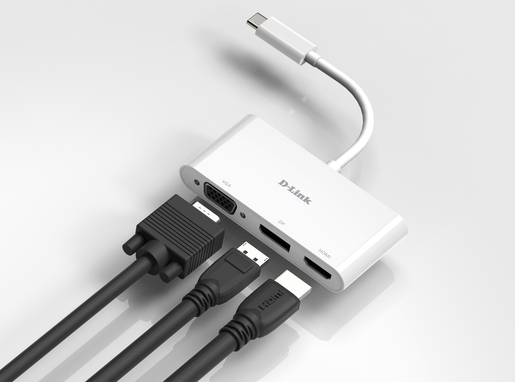 D-Link USB-C Hub 3 u 1 DUB-V310
