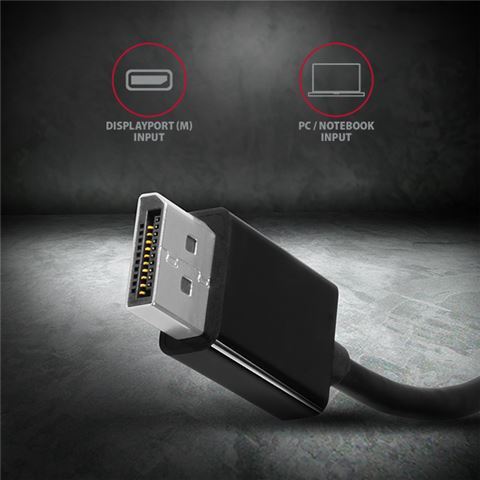 AXAGON RVD-VGN DisplayPort -> VGA adapter FullHD