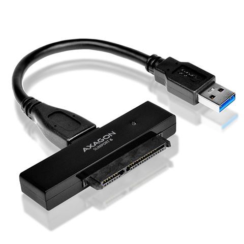 Ladica za disk AXAGON, 2.5" HDD/SSD, USB 3.0, adapter, sivo (ADSA-1S6)