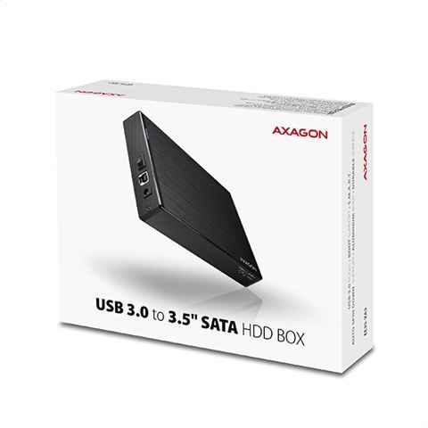 Ladica za disk AXAGON, 3.5" HDD, USB-A 3.2 Gen 1, metal (EE35-XA3)