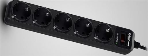 CyberPower produžni kabl sa prenaponskom zaštitom,B0520SC0,5xšuko/1,8m