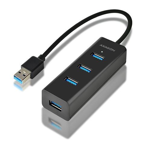 AXAGON USB HUB, 4x USB3.0, MicroUSB Charging (HUE-S2B)