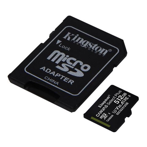 Memorijska kartica microSD Kingston Canvas Plus 512GB + adapter