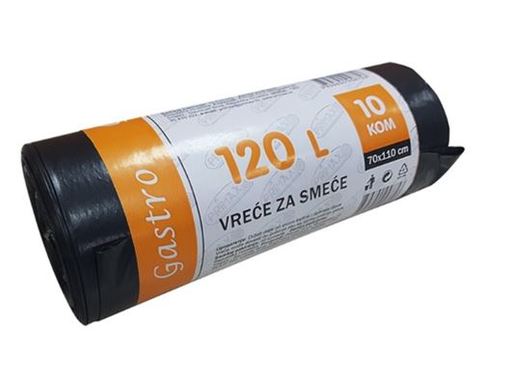 Vreće za smeće crna 120lit 10/1