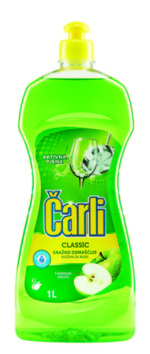 Čarli deterđent za suđe Classic jabuka 1lit
