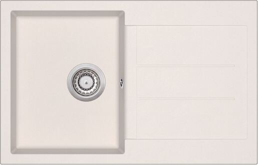 Helika Tesa SQT101-W silica sudoper + SHR L bež slavina