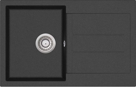 Helika Tesa SQT101-W black metallic sudoper + SHR J crna slavina