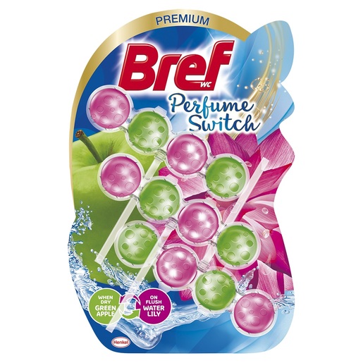 Bref Perfume Switch Apple-Water Lily 3x50g