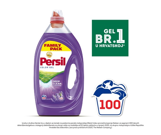 Persil 100pranja GEL Lavender Color 5L
