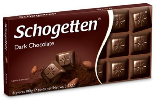 Schogetten čokolada TAMNA 100G